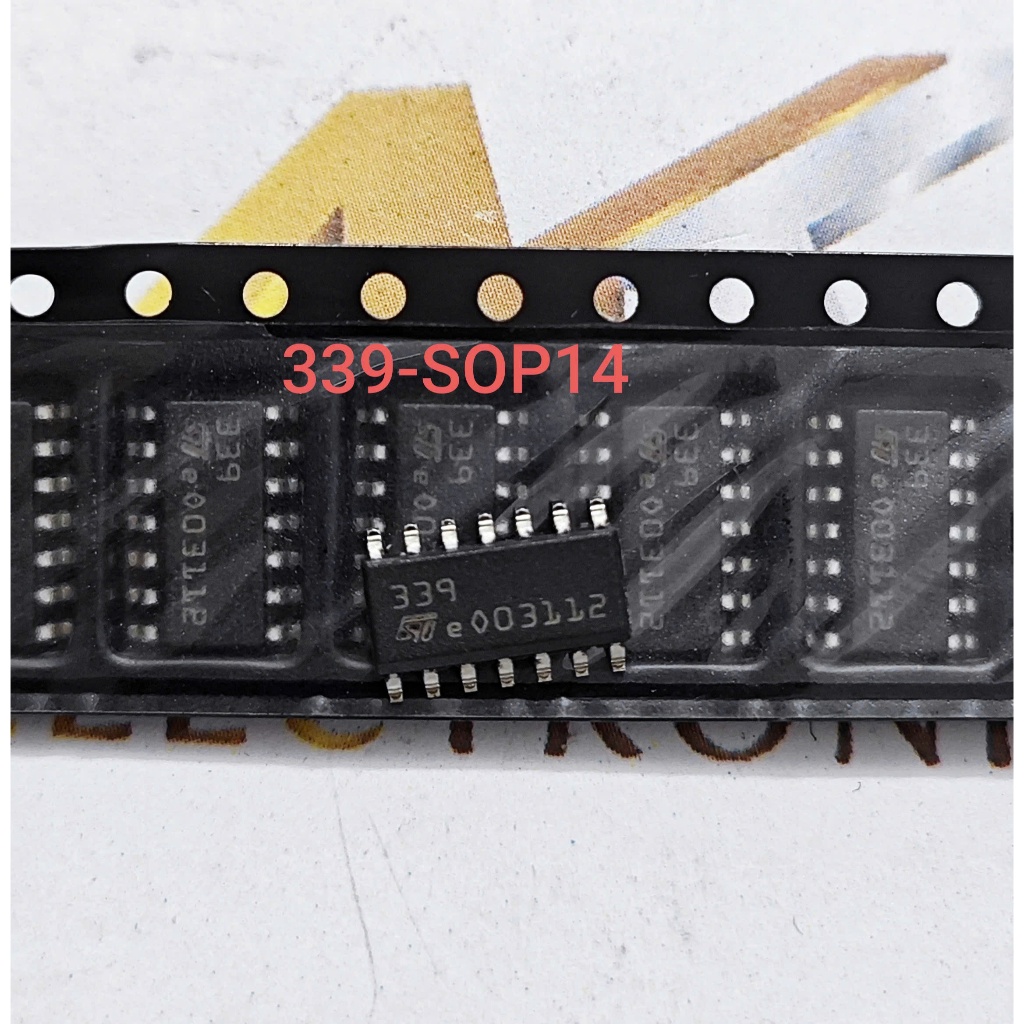 339 LM339DT LM339 SOP-14 Trên thân kí hiệu 339 Chính hãng mới 100% (con)