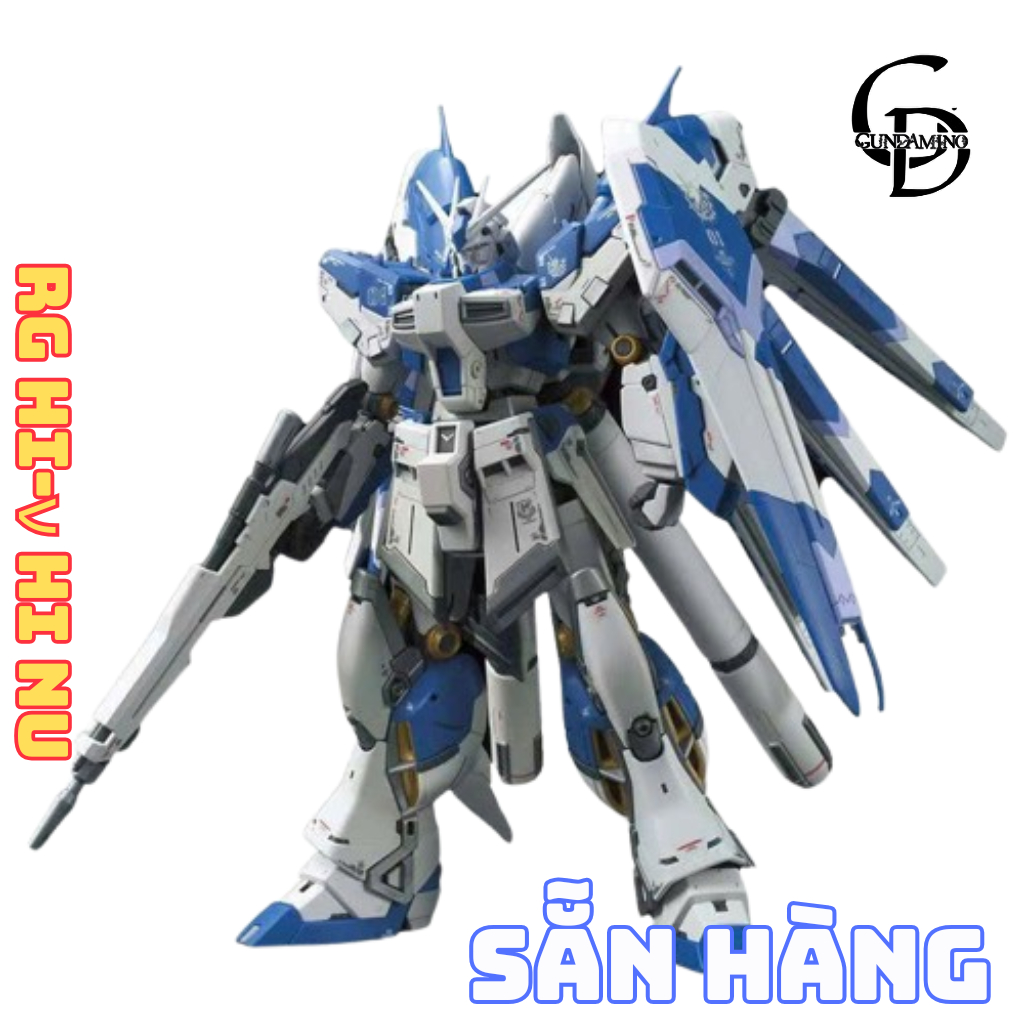 [SẴN HÀNG] Mô Hình Lắp Ráp RG 1/144 Hi-ν Hi Nu GL tặng decal
