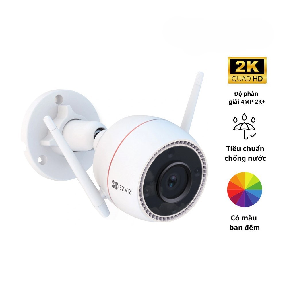 Camera WiFi thông minh ngoài trời 3MP EZVIZ H3C 2K (CS-H3c-R100-1K3WKFL)