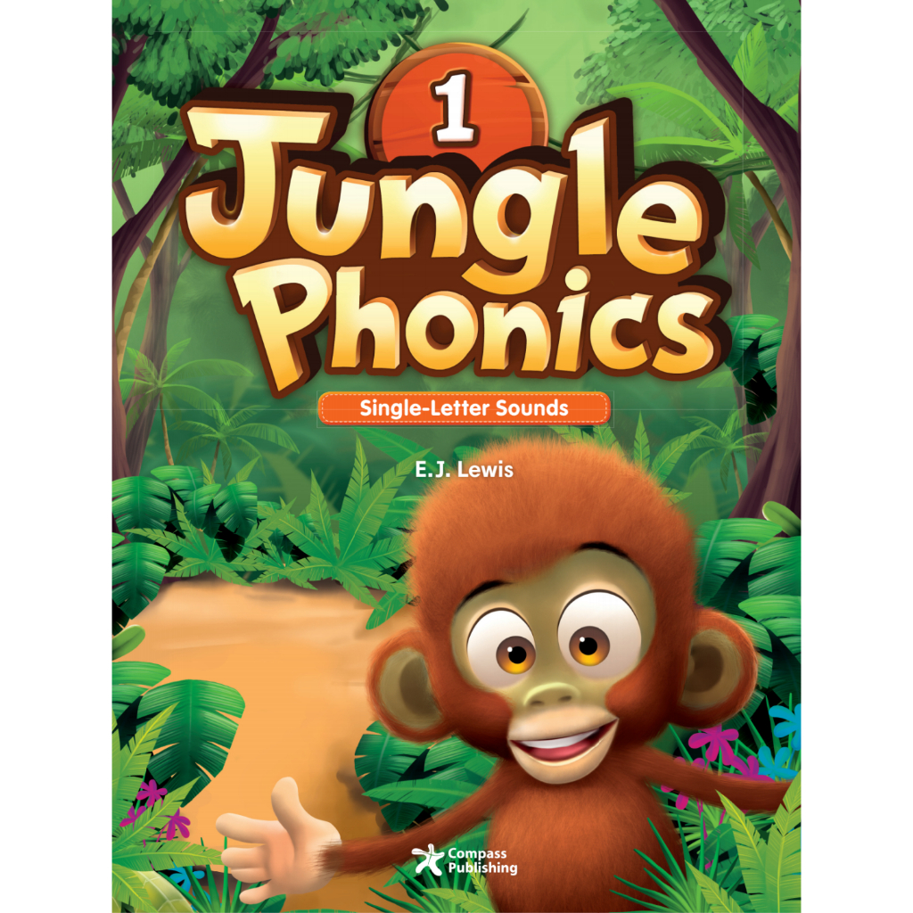 In màu Jungle Phonic 4 cuốn có audio
