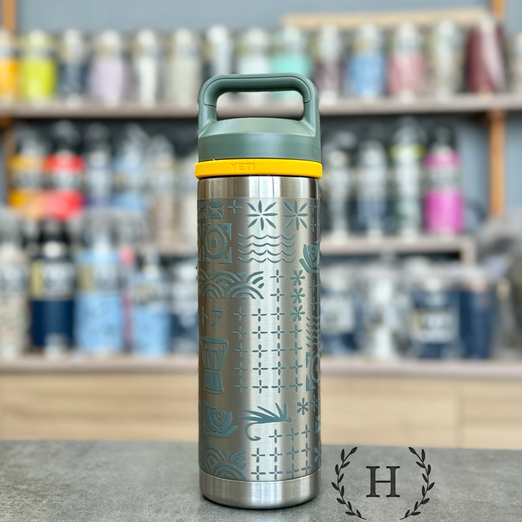 [Hanie Home] Bình giữ nhiệt YETI chính hãng - Bottle 18oz with Chugcap ~