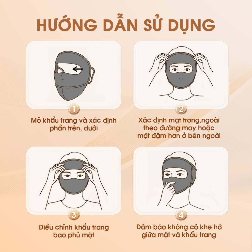 COMBO 2 Khẩu trang toàn mặt Unicare Full Face – Chống nắng UPF50+, 2 lớp, chống tia UV, thời trang | BigBuy360 - bigbuy360.vn