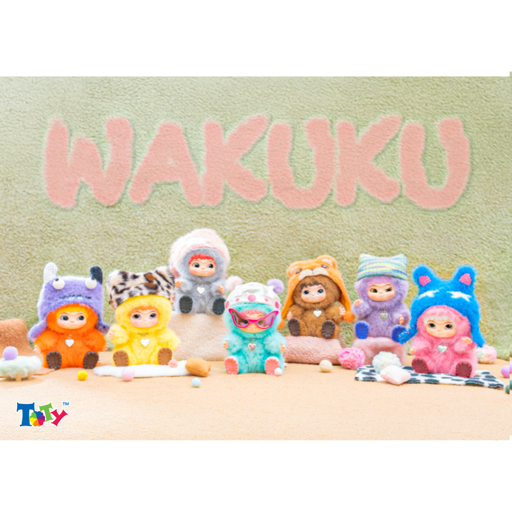 (Chính Hãng Letsvan) Mô Hình Hộp Mù Bông WAKUKU - Fuzzy Trendy Fun Party - RV05