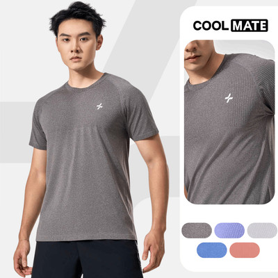 [MUA 2 GIẢM 5%]Áo thun thể thao nam tập gym pickleball Training Seamless Body Mapping mát lạnh thoáng khí Coolmate