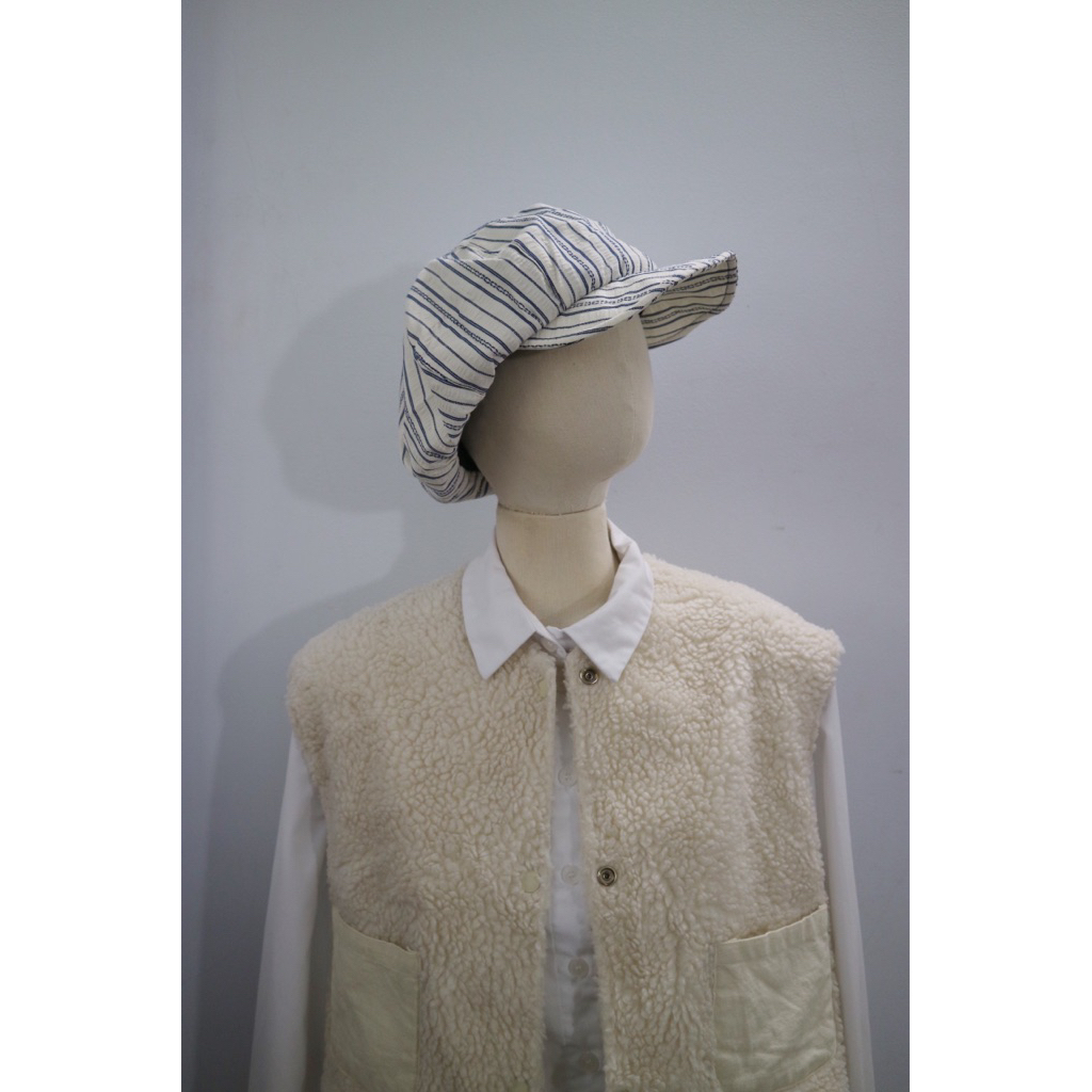 PASS mũ retro sọc hoạ sĩ NEW 100%