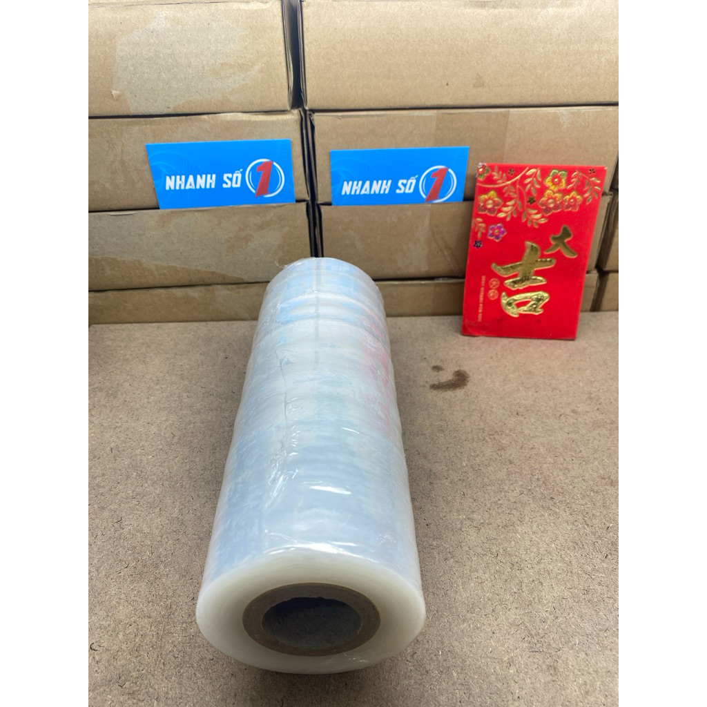 Màng PE 2 Tấc - 20cm Dùng Quấn Hàng Hoá