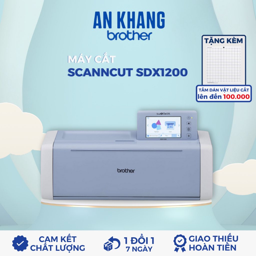 Máy Cắt đa năng Brother ScanNCut SDX1200 - Bảo hành chính hãng 12 tháng