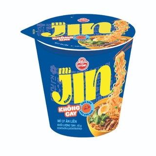 Combo 6 Ly Mì Jin Không Cay Otoki 65g