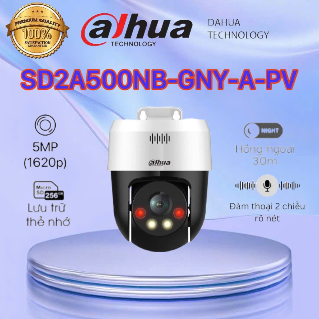 Camera IP quay quét 5MP DAHUA DH-SD2A500NB-GNY-A-PV