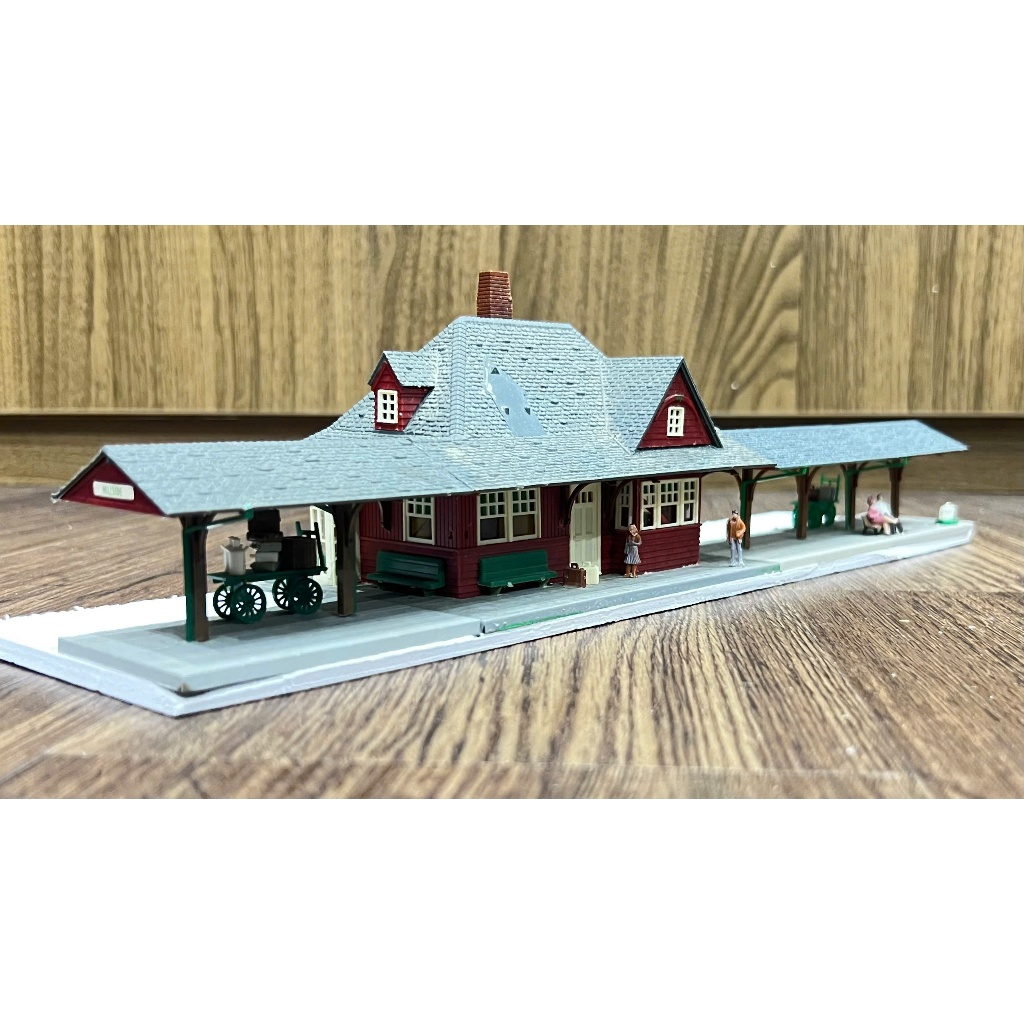 Mô hình nhà ga xe lửa HO scale 1:87 / Atlas 0706, Atlas 0707 / Passenger Station and Platform, HO ga
