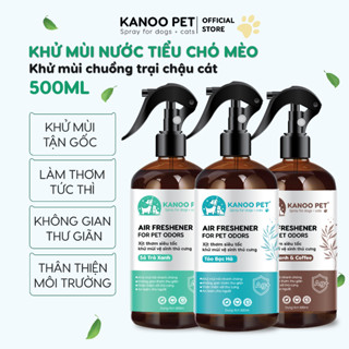 Xịt khử mùi nước tiểu chó mèo Kanoo Pet - khử mùi hôi khai, làm thơm nhanh, hỗ trợ pet đi vệ sinh đúng chỗ