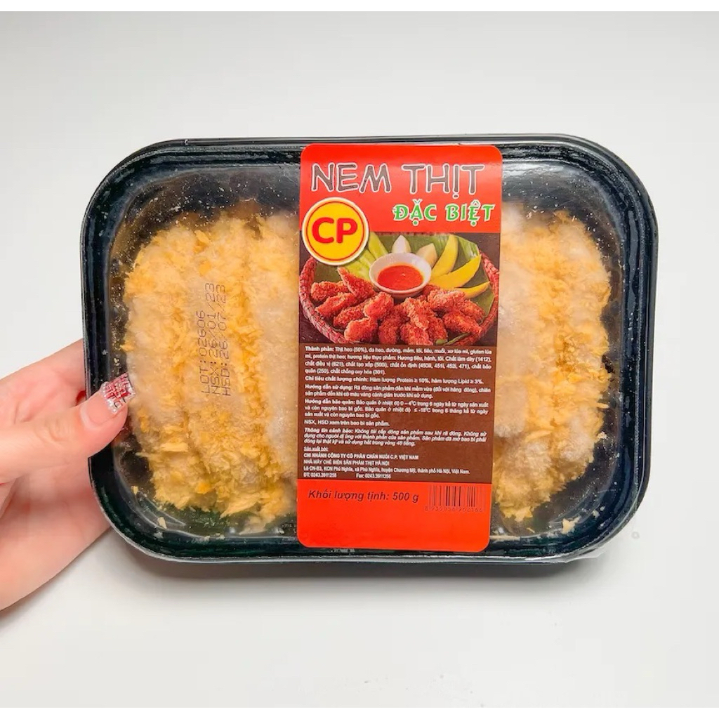 Nem chua rán - nem thịt đặc biệt CP - 500gr giao hỏa tốc Hà Nội