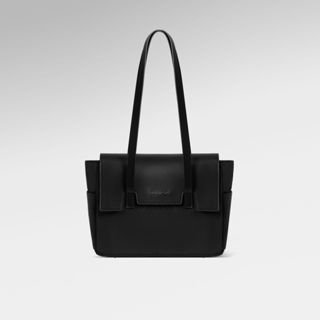 Túi Tote Leonardo Damon Vải Phối Da Microfiber Cao Cấp Sang Trọng Nắp Gập Phong Cách Minimalist