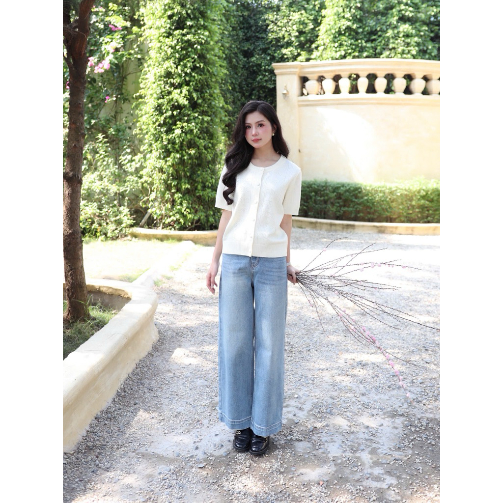 LIN CLOSET [QDL235] Quần jean ống suông style Hàn Quốc - JANUARY COLLECTION