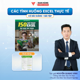 Sách 150 Thủ Thuật Excel ĐÀO TẠO TIN HỌC Ứng Dụng Văn Phòng Kèm Video Bài Giảng - D03