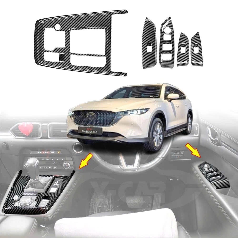 ( Bộ Full 6 Món ) Ốp Nội Thất CX8 2025 2026 - Ốp Bảo Vệ Chống Xước Nội Thất Mazda CX8