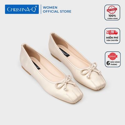 Giày Búp Bê Nữ Mũi Vuông CHRISTINA-Q GBB211I