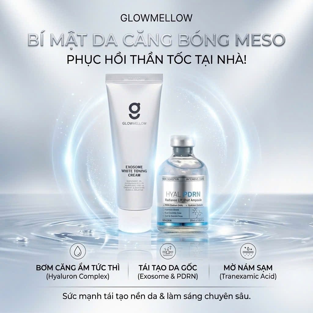 Combo cao cấp Phục Hồi, Căng Bóng và Dưỡng Trắng da cao cấp, Hàn Quốc (Hàng công ty)