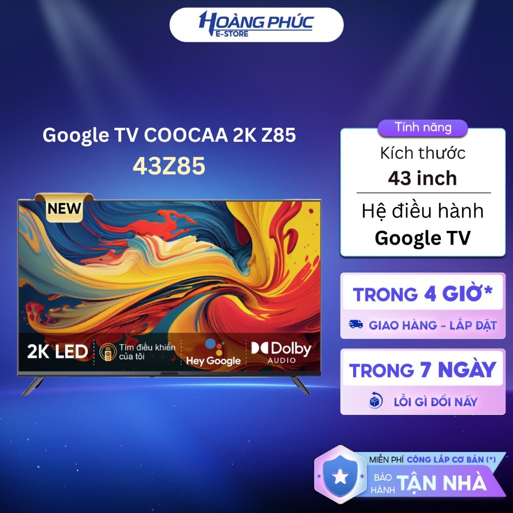 Google TV COOCAA Z85 - 32 inch HD 32Z85 | 43 inch FHD 43Z85
