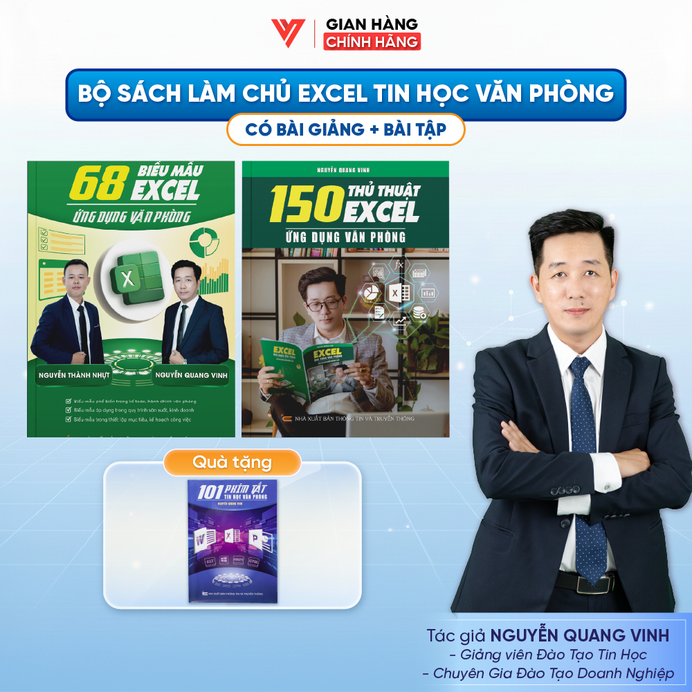 Combo 2 Sách 68 Biểu Mẫu Excel Và 150 Thủ Thuật Excel Bí Quyết Làm Chủ Excel Nâng Cao