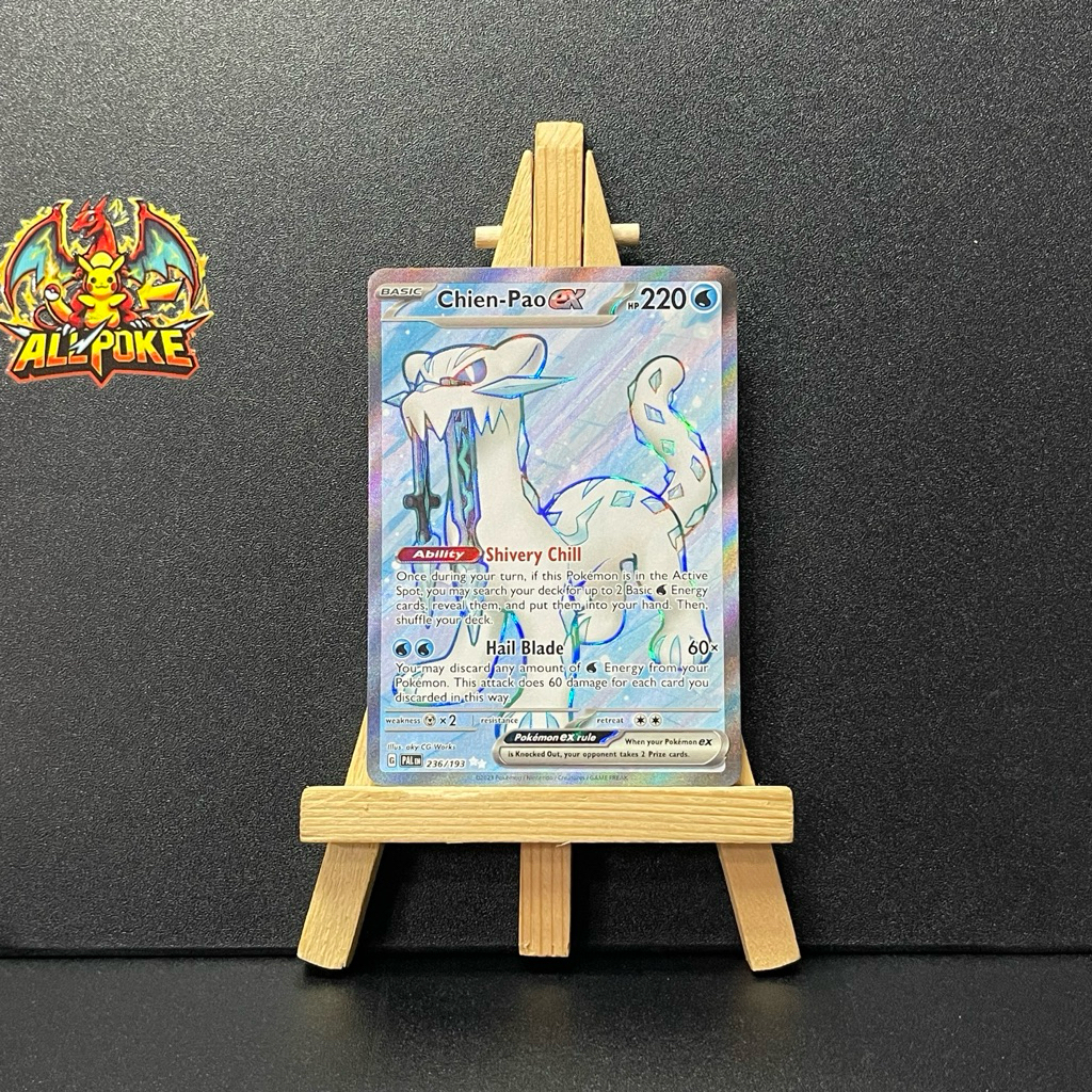 [ AllPoke ] Thẻ Bài Pokemon TCG,Chien-Pao ex - 236/193 -M-NM