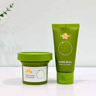 Mặt nạ đất sét đậu xanh Bi pờ lên 120g + 80g (tách set)