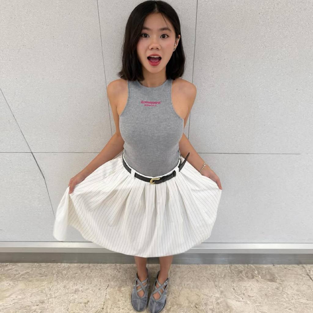 làminapparel - UNEVEN SHOULDER TANK TOP