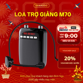 Loa Trợ Giảng KAW Không Dây Mic Đeo Tiện Lợi,Tích Hợp Bluetooth, Chống Nhiễu, Kết Nối Bluetooth, Dùng Liên Tục 8 Giờ