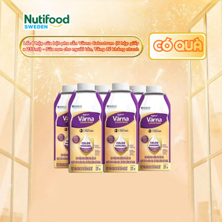 Lốc 6 hộp sữa bột pha sẵn Värna Colostrum (6 hộp giấy x 237ml) - Sữa non cho người lớn, Tăng đề kháng nhanh
