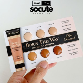 Sample Kem Nền/ Che Khuyết Điểm Too Faced Born This Way Soft Matte 8 Ô Màu