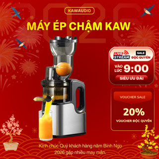 Máy ép chậm công nghiệp KAW giữ nguyên dinh dưỡng của trái cây bảo hành 12 tháng