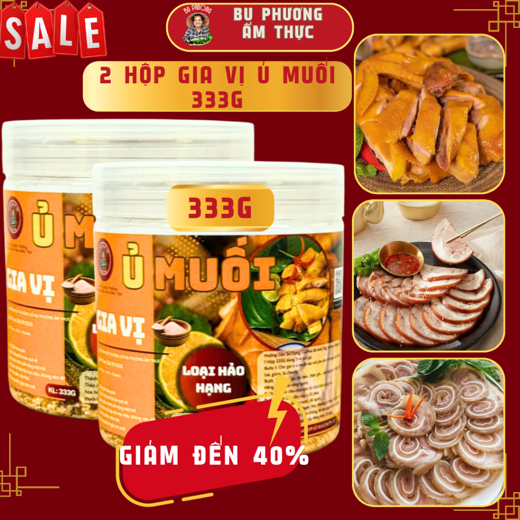 Hộp Gia Vị Ủ Muối Hoa Tiêu - Thương Hiệu Bu Phương Ẩm Thực (Gia Vị Chính Hãng - Đậm Đà Chuẩn Vị)