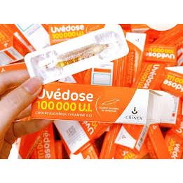 Vitamin D3 Uvedose CHÍNH HÃNG Liều Cao 100000 UI-1 Của Pháp (1 liều cho 3 tháng)DATE 2028