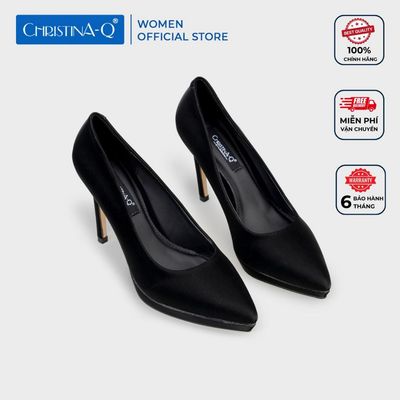 Giày Nữ Cao Gót Bít Mũi Nhọn CHRISTINA-Q GBN452I