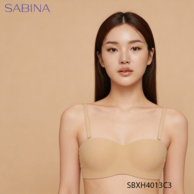 Áo Lót Cúp Ngang Mút Vừa Có Gọng Màu Trơn Doomm Soft Doomm Body Bra By Sabina SBXH4013 (Tương Tự NBH23004)