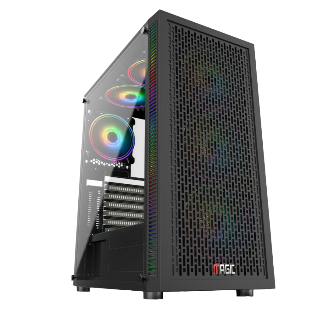 CASE MAGIC LUXURY i FULL TOWER SẴN 4FAN (E-ATX)