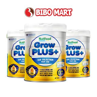Sữa bột Nutifood GrowPLUS+ Sữa Non Cho Bé Hỗ Trợ Tăng Đề Kháng Lon 800g- Bibomart