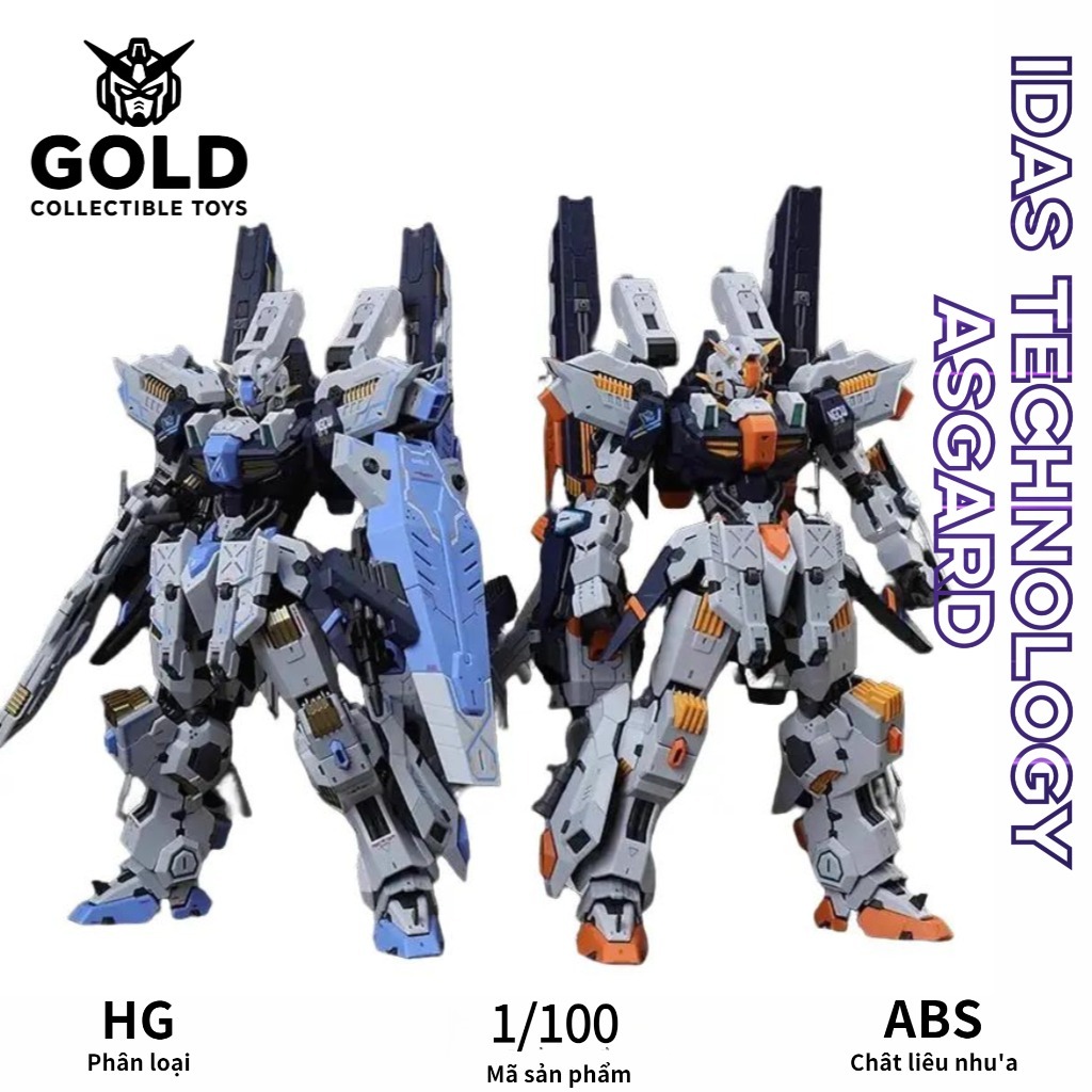 Mô hình Asgard Ragnarok 1/100 khung xương hợp kim IDAS Technology
