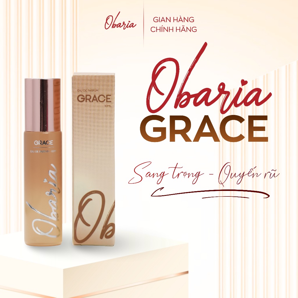 Obaria Grace - Nước hoa vungkin dạng thỏi son hương thơm sang trọng quyen ru 10ml