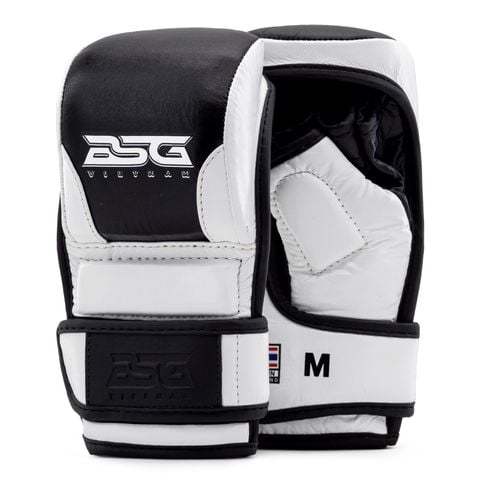 Găng Tay MMA BSG Sparring Gloves - White/Black