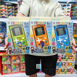 (Kèm pin) Máy bấm điện tử xếp gạch cầm tay, máy chơi game cầm tay xếp hình Brick Game, trò chơi xếp gạch huyền thoại