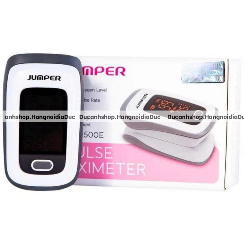 (Nội địa Đức) Máy đo nồng độ oxy trong máu SPO2 Jumper Pulse Oximeter JPD-500E