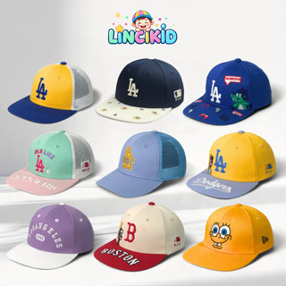 Bộ mũ nón lưỡi trai cho bé MLB LA phong cách hoạt hình siêu cute, mũ nón trẻ em thời trang Hàn Quốc