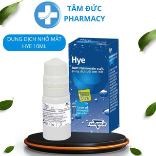 DUNG DỊCH NHỎ MẮT HYE - LÀM ẨM, LÀM DỊU KHÔ MẮT, BẢO VỆ MẮT KÉO DÀI