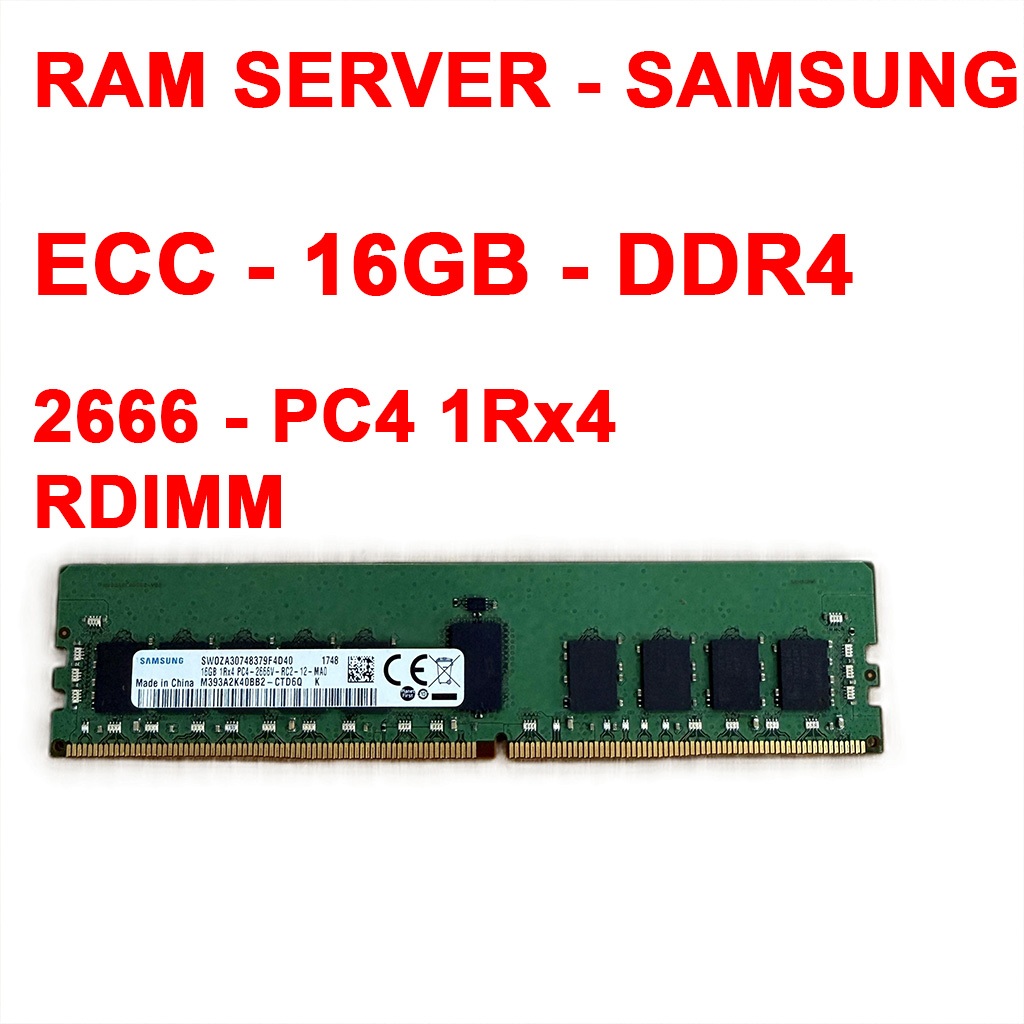 RAM SERVER ECC RDIMM 16GB DDR4 2666 1Rx4