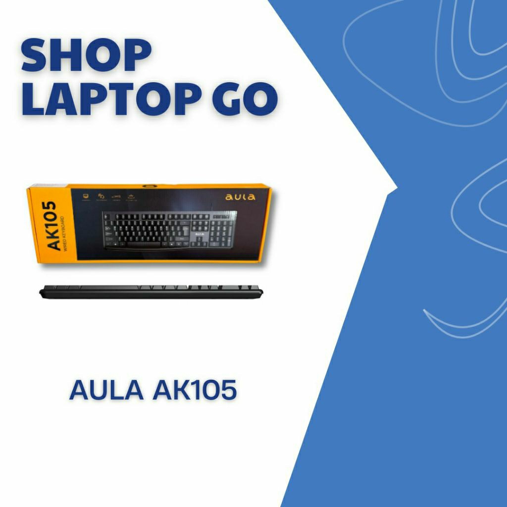 Bàn phím có dây Aula Ak105 tương thích Windows 2000/XP/7/8/10. hàng new bảo hành 12 tháng.