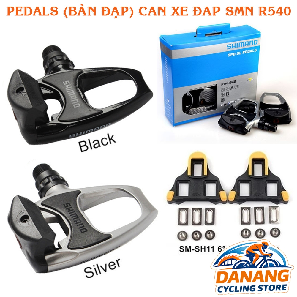 Pedan (bàn đạp) can xe đạp SMN PD R540 – SPD-SL, Cho Xe Road