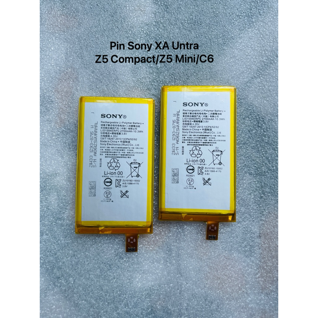 Pin thay thế dành cho sony xa untra-z5 compact-z5 mini-c6