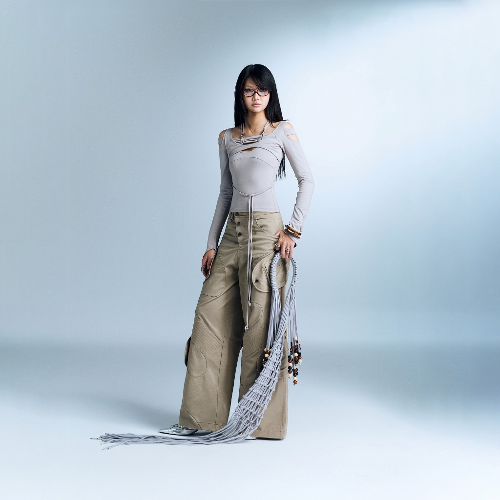 PAISLEY PANTS (BEIGE) BunnyHill SSSB25