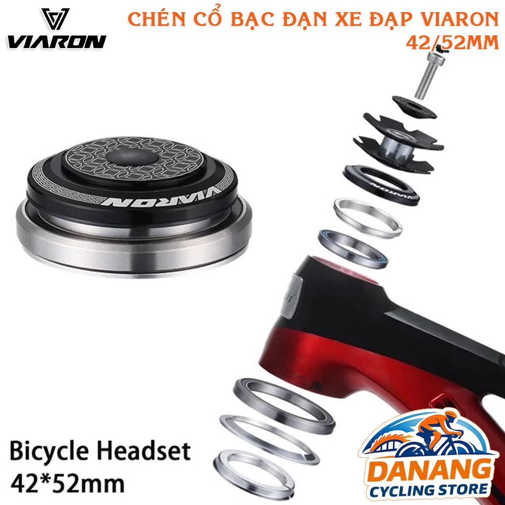 Chén Cổ (Bát Phốt) Thả Bạc Đạn Xe Đạp VIARON Size 42/52mm